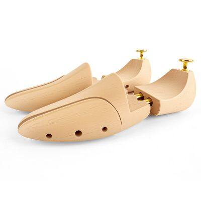 Hot Sale Pine Wood Shoe Stretcher Painted Wooden Shoe Tree for Leather Shoes photo-3