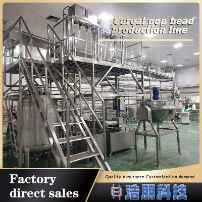 Automated factory bubble tea popping pearl production line, juice bobo making machine, pearl popping machine