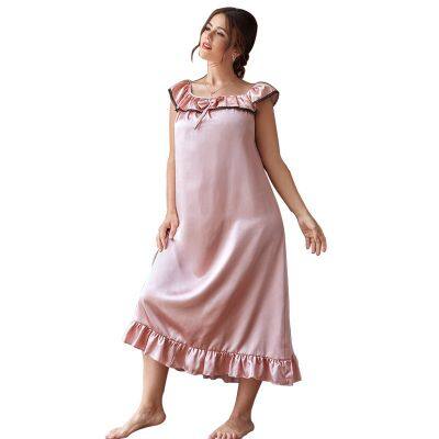Sexy Plus-Size Nightgown in Dress Sleepwear Manufacturer