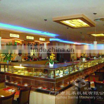 Double-deck Rotary Sushi Conveyor Belt