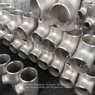 Coude réducteur en alliage de nickel N08367 résistant à la corrosion pour le traitement des eaux usées chimiques photo-1