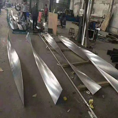 One-stop Service for Customized Spiral Aluminum Plate Twisting, Aluminum Veneer Bending, Processing and Installation - Oubaide