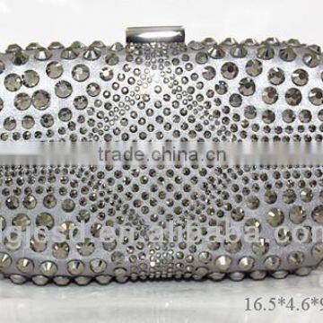 0897 rinestone crystal map evening bag matching dress for wedding and party