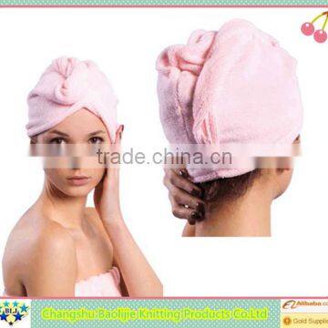 China supplier plain dyed customized hotel shower caps bath caps set