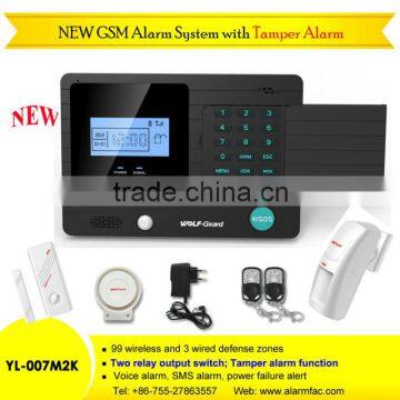 2013 hot seller cheap intrusion alarm system wireless 007M2K