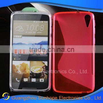 S Line Design Scrub Tpu Cell Phone Case for HTC Desire 828 Cover photo-5