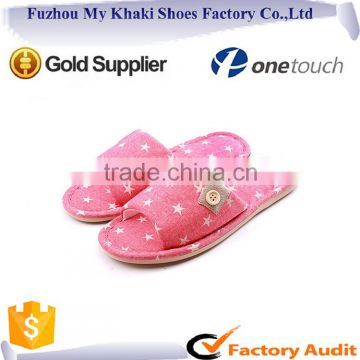 Fuzhou wholesale comfort slipper,Quiet indoor slipper