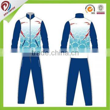 windproof sublimated custom women tracksuit for winter