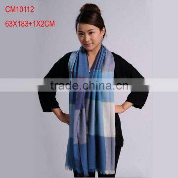 Top grade women woven 100% cashmere scarves