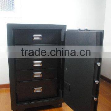 Strong Metal Steel Fingerprint Drawer Safe Box