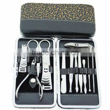 Nail Care 12 Piece Cutter Set Cuticle Clipper Manicure Pedicure Kit