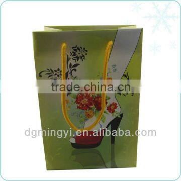 Nylon handle paper bag,recycled paper gift bags