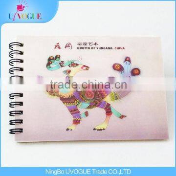 School A4 A5 Custom Plastic Thermal transfer Cover Spiral Notebook