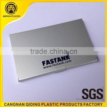 Metal name card holder