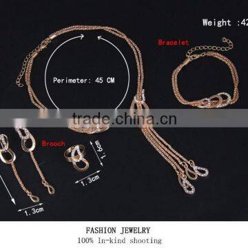 New Design Gold Jewelry Costume Jewelry Set China Fashion Jewelry Set photo-4