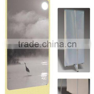 L banner new advertising aluminum foldable 80cm single side L banner stand for sale