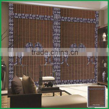 Good quality bamboo curtain outdoor motorized roller blinds