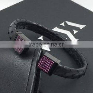 2016 HOT SALE Customized Black Jewelry Box Luxury Gift Box Set With PU Pounch Bag photo-5