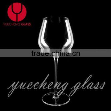 Unique Hand Cut Wide Mouth Blown Crystal Wine Glass photo-2