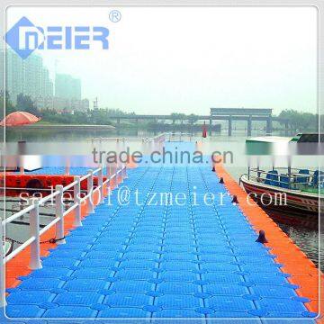 Plastic floating pontoon