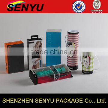 Textile Rope Handle Designed, cylindrical gift packaging box