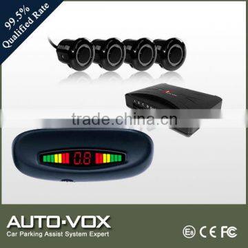 Water-proof roof mounting rear LED parking sensor system with E-mark certificate for car