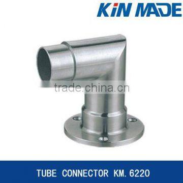 Wall mounting stainless steel handrail tube connector