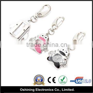 Fashionable Jewelry Usb Flash drives For Women Necklace U disk 2.0 Bulk Made in China (USB-DA340)