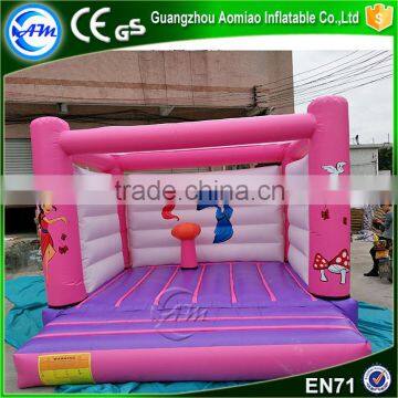 High quality Lovely pink inflatable mini bouncer jumping castle for sale