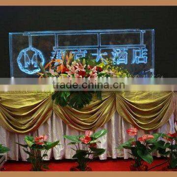 GH-IS012 Clear Acrylic Led Logo Sign Display Edge Lit Acrylic Signs photo-2