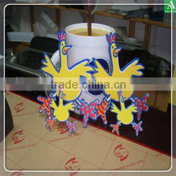 CNC Cutting Chicken Yellow Promotional Display photo-4