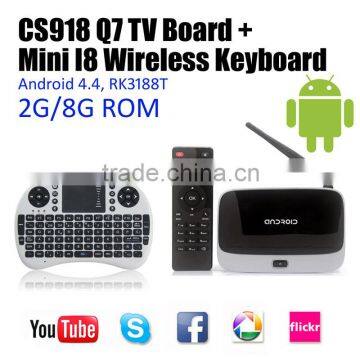 q7 Tv-box Cs918 Quad Core Android 4.4 Smart TV Box Full HD 1080P RK3188T 2GB/16GB XBMC KODI Wifi Antenna With Remote Control photo-2