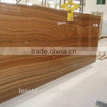 The Cheapest Yellow Wooden Grain Marble Tiles and Slabs photo-2