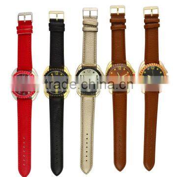 2014 retro style leather band watch ,man watch made in china