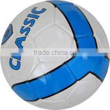 Hand stitching soccer ball