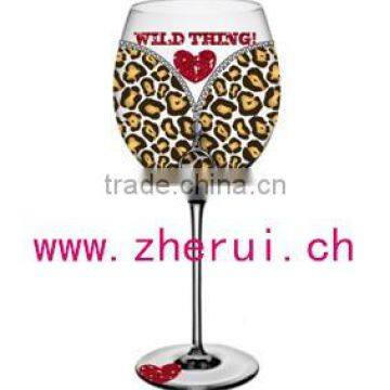 FASHION UNIQUE DESIGN STEM WINE GLASS