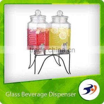 Golden Supplier Wholesale Glass Beverage Dispenser