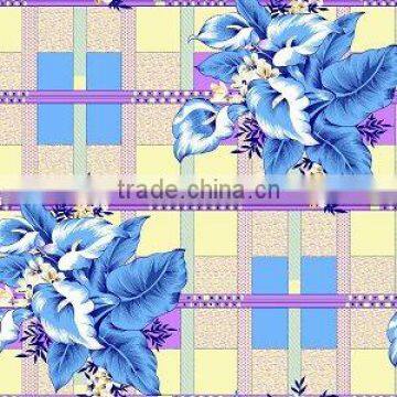 100% Plastic polyester fabric micro fiber pigment printed with low price
