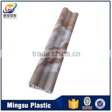 artificial pvc frame panel resin lines for marble