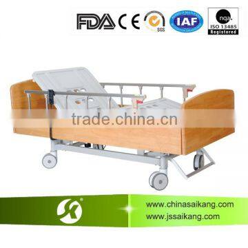 China Supplier Removable Electric Home Care Wooden Hospital Bed