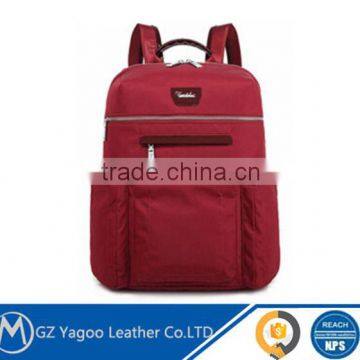 Wholesale Factory Price Waterproof Canvas Leather Notebook Laptop Backpack photo-5