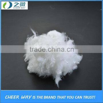 Micro polyester staple fiber for filling jackets