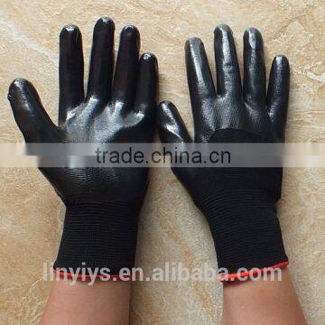 [Gold Manufacturer, Trade Assurance, Hot Sale] 13 gauge nylon glove core nitrile full coated multicolor work glove