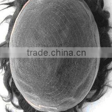 full fine mono base toupee indian hair replacement