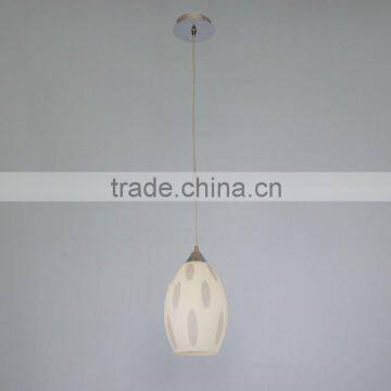 Contemporary single hanging lamp& glass pendant