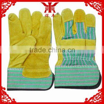 Different Types 10.5 Inches Full Palm Cow Split Leather Safe Glove