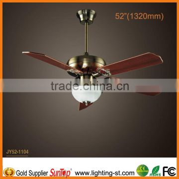 2014 new modern 52" ceiling fan light fixture JY52-1104