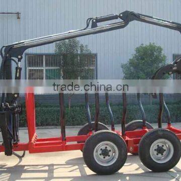 Log loader trailer