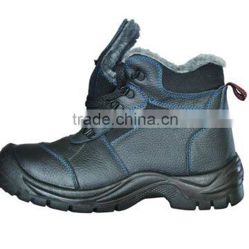 Metal Free Leather Upper Composite Toecap Safety Shoes