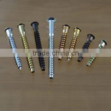 M7 countersunk hex bolt furniture, wooden teeth screw, bolt ark of hutch of furniture,